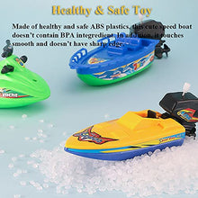 Load image into Gallery viewer, NEXTAKE Wind-up Boat Bathtub Toy, Funny Windup Motorboat Yacht Bath Toy Pull and Go Yacht Water Toy Jet Ski Yacht Tub Toy (Motorboat+Amphibious Yacht)
