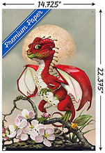 Load image into Gallery viewer, Stanley Morrison - Apple Dragon Wall Poster with Push Pins
