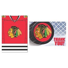 Load image into Gallery viewer, &quot;Chicago Blackhawks Collection&quot; Party Invitation &amp; Thank You Cards Set
