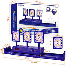 Load image into Gallery viewer, SUNCOO Valentines Day Gifts for Kids-Running Shooting Targets Electronic Scoring Auto Reset Digital Targets for Nerf Guns Toys, Christmas Stocking Stuffer Gift Idea Toy, Pinata Goodie Bag Fillers
