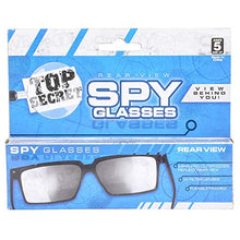 Load image into Gallery viewer, Zugar Land Top Secret Spy Glasses for Kids - Rear View Sunglasses. View Behind You! Detective Gadget. Perfect Party Favors. (1 Pack)
