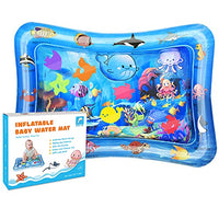 Tummy Time Water Play Mat - Activity Play Mat for Infants 3 6 9 Months - Sensory Baby Toy Gift for Girls and Boys