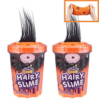OOSH Hairy Slime 330g 2 Pack (Orange) by ZURU Gross Themed Putty Toy, Stress Relief, Party Favors with Bug Toys and Hair in Slime for Kids and Boys (2 Pack)