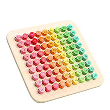 Load image into Gallery viewer, Wooden Montessori Multiplication Board Montessori Preschool Learning Toys Math Keyboard Development and Education Toys Suitable for Children Over 5 Years Old
