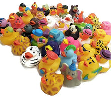 Load image into Gallery viewer, Zugar Land Assorted Colorful Rubber Duckies (2&#39;&#39;) Ducks Ducky Duck Ducking (10), Multi
