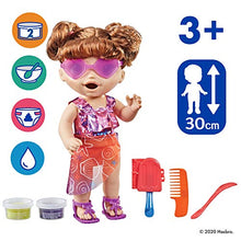 Load image into Gallery viewer, Baby Alive Sunshine Snacks Doll, Eats and Poops, Summer-Themed Waterplay Baby Doll, Ice Pop Mold, Toy for Kids Ages 3 and Up, Brown Hair

