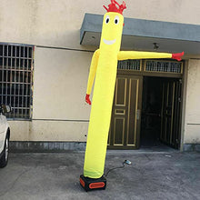 Load image into Gallery viewer, 10FT/3M Inflatable Puppet Sky Air Wind Tube Puppet Sky Wavy Dancer (Yellow)
