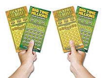 Load image into Gallery viewer, Larkmo Prank Gag Fake Lottery Tickets - 8 Total Tickets, 4 of Each Winning Ticket Design, These Scratch Off Cards Look Super Real Like A Real Scratcher Joke Lotto Ticket, Win 10,000 or $50,000
