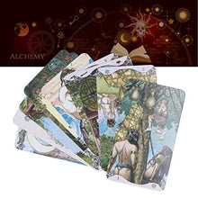 Load image into Gallery viewer, Haowecib Tarot Cards Deck, Fantasy 78 Pcs English Version Fortune Telling Game Cards Good Hand Feelings Exquisite Holographic Fate Divination Card for Beginners Family Party Games
