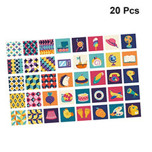 Load image into Gallery viewer, NUOBESTY 20pcs Baby Flash Cards Cognitive Picture Card Color Visual Stimulation Paper Card Early Education Cards for Kid Infant Toddlers Focus Brain Development(Phase 4 12-36 Months)
