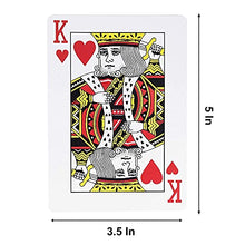 Load image into Gallery viewer, Jumbo Canasta Playing Cards Deck Card Games Family Rummy Poker Euchre Pinochle
