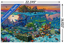 Load image into Gallery viewer, Wil Cormier - Coral Reef Wall Poster with Push Pins
