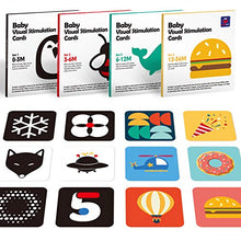 Load image into Gallery viewer, Flash Cards Baby Visual Stimulation Cards 0-3-6-12-36 Months Baby Toys 0-3 Months Infant Newborn Tummy Time Toys Baby Gifts Toys 3-6 Months 6&#39;&#39;6&#39;&#39; Large for Sensory Development Black White Card Set
