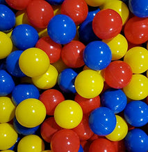 Load image into Gallery viewer, Trial Pack of 300 Jumbo 3&quot; HD Commercial Grade Crush-Proof Ball Pit Balls - 3 Colors, Phthalate Free, BPA Free, PVC Free, Non-Toxic, Non-Recycled Plastic ( Red Blue Yellow, 300 )
