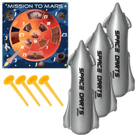 Space Darts - Lawn and Floor Darts - Game for Kids and Adults