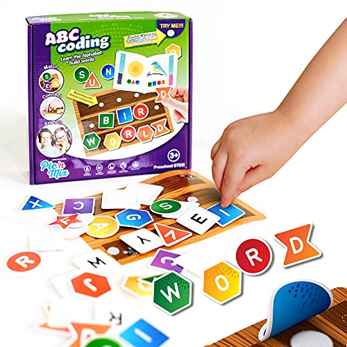 Picnmix Phonics Kindergarten Reading Games, CVC World Builders, Spelling Games for 3 Year Old, Educational Toys for 4 Year Old Girl, Pre k Learning Activities Age 4