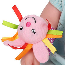 Load image into Gallery viewer, Summer Enjoyment Rattle Wrist Toy, Wrist Rattles Cartoon Animal Pattern Rattle Wrist Bands Toy for 02 Years Old Baby(011+013)
