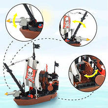 Load image into Gallery viewer, BRICK STORY Pirate Ship Building Set Toy Boats and Ships Construction Toy Xmas Gifts Boys Present for 6-12 Year Old, 167pcs
