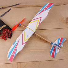 Load image into Gallery viewer, Toyvian 10 PCS Rubberband Powered Airplane Kits Flying Glider Planes Toys Windup Flying Copter Toys Handout Glider Model Kids Party Favors
