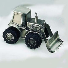 Load image into Gallery viewer, Elegance Pewter Plated Bulldozer Bank
