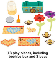 Load image into Gallery viewer, Fisher-Price Backyard Beekeeper, 13-piece pretend beehive play set for preschool kids ages 3 years and up
