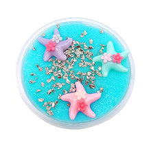 Load image into Gallery viewer, ONWRACE Soft Slime Toy, Stress Relief Toy Slime Toy, DIY Fluffy Starfish Slime Putty Mud Clay Plasticine Sludge Stress Relief Toys - Yellow
