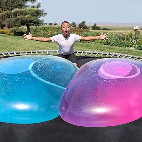47 Inch Giant Water Ball Wubble Bubble Ball Toy for Kids Inflatable Fun Bubble Balloon Ball Garden Ball ,Soft Rubber Ball for Outdoor Indoor Party