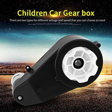 Load image into Gallery viewer, Zyyini Toy Car Gearbox, Motor for Ride On Car Parts Electric Motor with Gear Box High Speed Engine Drive Motor Accessory Match Toy Replacement Parts (6V15000?)
