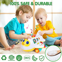 Load image into Gallery viewer, Baby Toys for 1 Year Old Boys Girls Electronic Airplane Toys Kids Baby Early Education Toys Christmas Birthday Gifts for 1 2 3 4 Year Old Toddler Children Boy Girl Sound Light Effect Music Travel Toys
