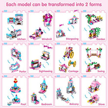 Load image into Gallery viewer, LUKAT Building Toys for Girls Age 6 7 8 9 10 11 12 Year Old, 568pcs Princess Castle STEM Construction Toys Set, 25 Models Educational Toys for Kids Building Blocks Kit Gifts for Birthday Christmas

