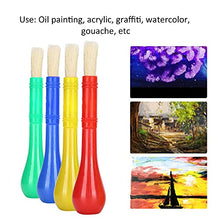 Load image into Gallery viewer, KUIDAMOS Kids Paint Brushes, Practical 4pcsQ Colorful Artist Paint Brush Set Easy to Grip Early Learning Easy to for Kids Gifts School Prizes Art Party
