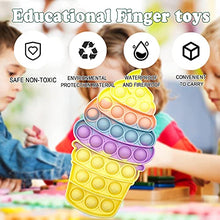 Load image into Gallery viewer, QETRABONE Ice Cream Fidget Sensory Bubble Stress Toy, Fidget Push Toy, Pop Silicone Fidget Stress Toys for Autistic Children Adult Squeeze Toy Autism Classroom Anxiety Relief Toys ADHD(Long Ice cream)
