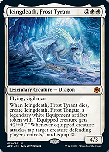 Magic: the Gathering - Icingdeath, Frost Tyrant (020) - Adventures in The Forgotten Realms