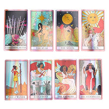 Load image into Gallery viewer, Yitengteng English Version Tarot Cards, 79 Portable Tarot Deck for Friend for Traveling for Family for Party
