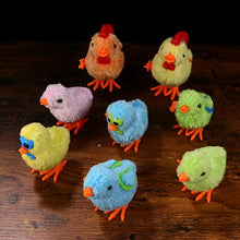 Load image into Gallery viewer, Amosfun 8Pcs Easter Wind Up Toys Jumping Chicken Plush Chicks Toys Novelty Wind-up Clockwork Toys for Kids Birthday Easter Party Favors
