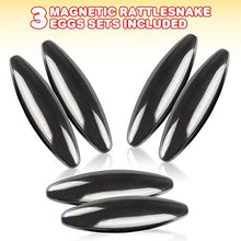 Load image into Gallery viewer, ArtCreativity Magnetic Rattlesnake Eggs, Set of 3 Pairs, Magnetic Fidget Toys for Kids, Rattle Snake Egg Toys with Powerful Magnets, Fun Animal, Zoo, and Safari Birthday Party Favors
