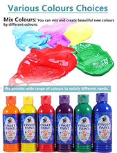 Load image into Gallery viewer, TBC The Best Crafts Finger Paint for Kids, Non-toxic, Washable Toddler Paint, 6 x 236ml Kids Art Set, Prefect Craft Paint For DIY Projects, School Painting Supplies

