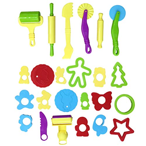 PRETYZOOM Children Plasticine Tools Kit DIY Plasticine Mold Toys Animal Shape Plasticine Molds Set 24pcs