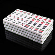 Load image into Gallery viewer, Mahjong Set MahJongg Tile Set Professional Chinese Mahjong Game Set - with 144 Tiles, 3 Dice and a Wind Indicator - for Chinese Style Game Play Chinese Mahjong Game Set (Color : Green)
