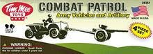 Load image into Gallery viewer, TimMee Combat Patrol Willys &amp; Artillery - Green 4pc Playset USA Made
