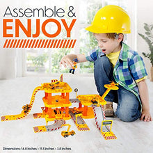 Load image into Gallery viewer, Construction Toys for 3 Year Old Boys - Construction Truck Toys, Toy Garage with Mini Construction Vehicles for Kids
