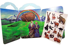 Load image into Gallery viewer, DTC Children&#39;s Bible Story Picture Board with Reusable Stickers, Noah&#39;s Ark
