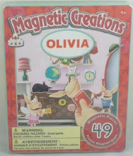 Load image into Gallery viewer, Trading House Magnetic Creations Playset - 49 Magnetic Pieces - Olivia - (BT68)
