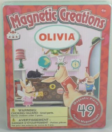 Trading House Magnetic Creations Playset - 49 Magnetic Pieces - Olivia - (BT68)