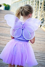 Load image into Gallery viewer, Girls Butterfly, Fairy, and Angel Wings for Kids. for Garden Parties, Birthday Favors, Halloween Costumes, and More. Set of 4. Multi Color
