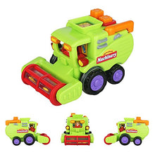 Load image into Gallery viewer, Push and Go Friction Powered Car Toys for Boys - Construction Vehicles Toys for Boys and Toddlers (Street Sweeper Truck, Cement Mixer Truck, Harvester Toy Truck) by Ciftoys
