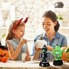 Load image into Gallery viewer, IYSHOUGONG 2pcs Halloween Dashboard Toys Solar Powered Scarecrow Dancing Toys Doll Dancing Figure Toy Car Dashboard Dancer Figurine Decoration for Halloween Party Car Office Desk Home Decoration
