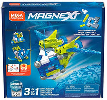 Load image into Gallery viewer, Mega Construx Magnext 3-in-1 Mag-Racers Construction Set with Magnets, Magnetic Building Toys for Kids 56 Pieces
