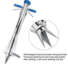Load image into Gallery viewer, Seed Vegetable Transplanter, Manual Single Double Long Handle Gardening Transplanting Tool, Durable Premium Stainless Steel Seedling Transplanters, Suitable for Garden Farm (2#)
