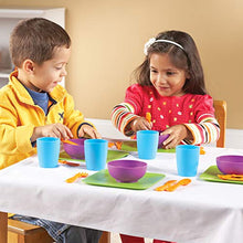 Load image into Gallery viewer, Learning Resources New Sprouts Serve It! Dish Set, Early Social Interactions, 24 Piece, Ages 2+

